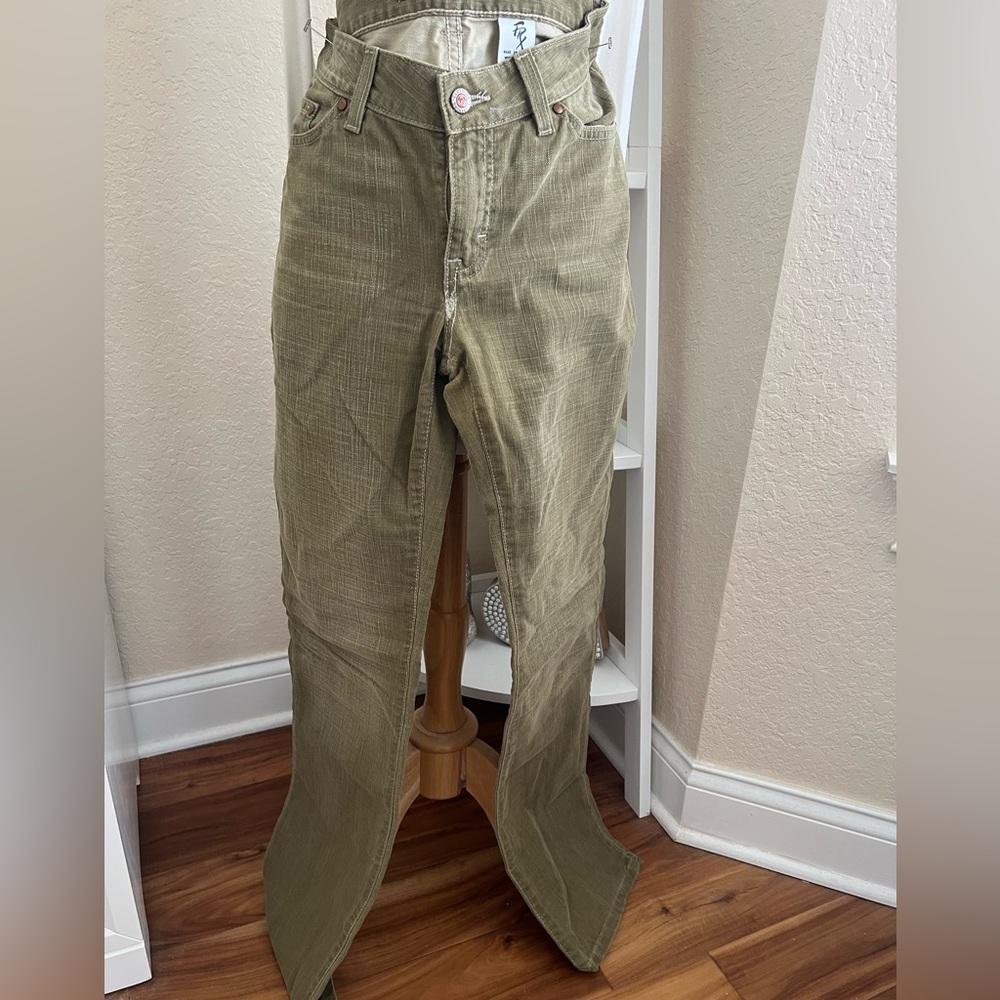 Classic Olive GreenBoot Cut Jeans for Women